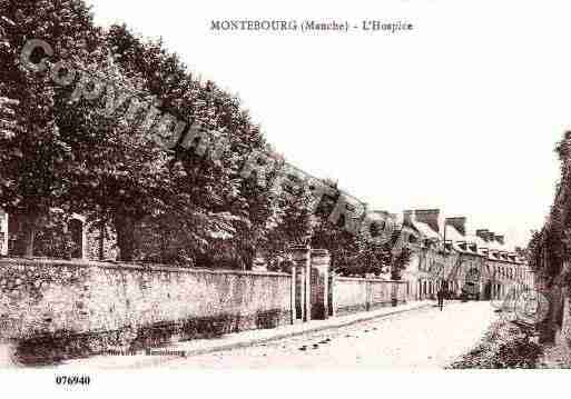 Ville de MONTEBOURG, carte postale ancienne