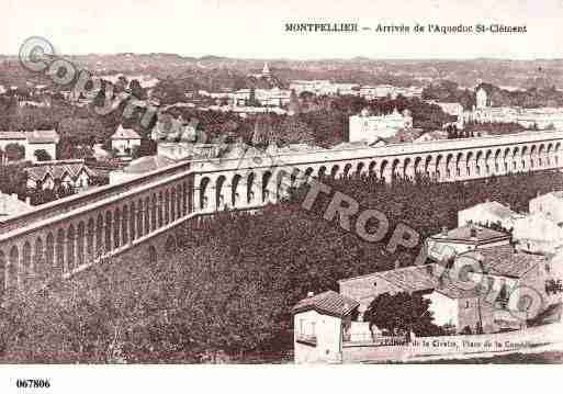 Ville de MONTPELLIER, carte postale ancienne