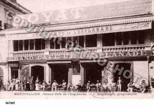 Ville de MONTPELLIER, carte postale ancienne
