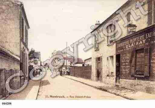 Ville de MONTREUIL, carte postale ancienne