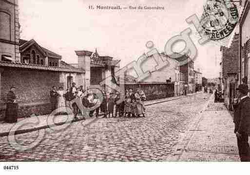 Ville de MONTREUIL, carte postale ancienne