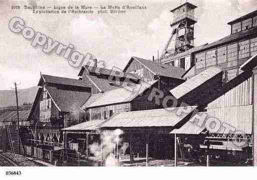 Ville de MOTTED'AVEILLANS(LA), carte postale ancienne