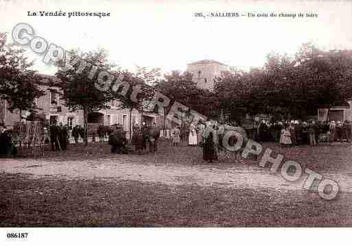 Ville de NALLIERS, carte postale ancienne