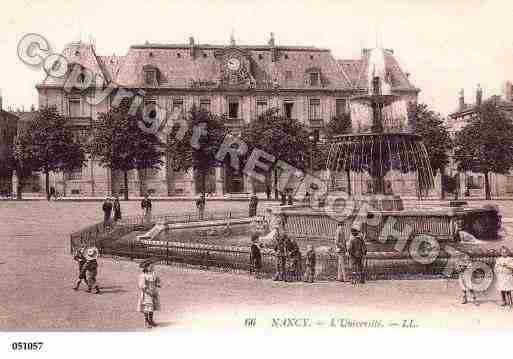 Ville de NANCY, carte postale ancienne