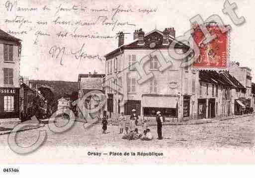 Ville de ORSAY, carte postale ancienne