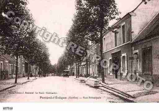 Ville de PARIGNEL'EVEQUE, carte postale ancienne