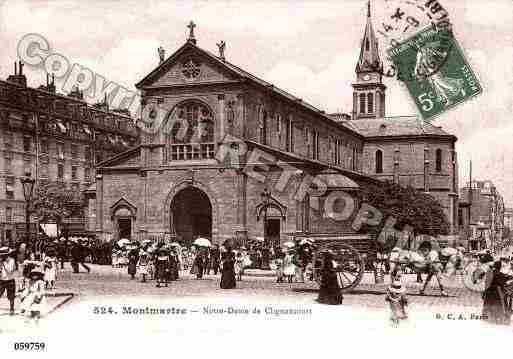 Ville de PARIS18, carte postale ancienne