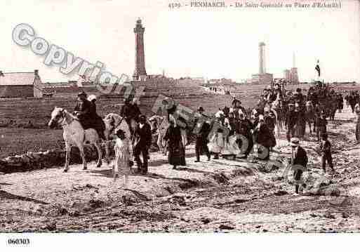 Ville de PENMARCH, carte postale ancienne