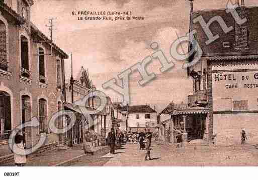 Ville de PREFAILLES, carte postale ancienne