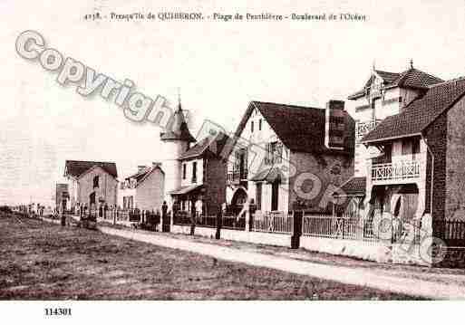 Ville de QUIBERON, carte postale ancienne