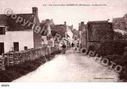 Ville de QUIBERON, carte postale ancienne