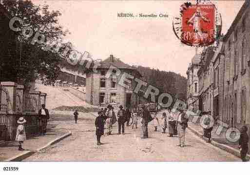 Ville de REHON, carte postale ancienne