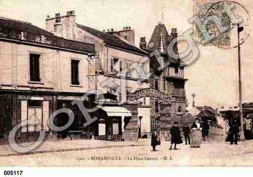 Ville de ROMAINVILLE, carte postale ancienne