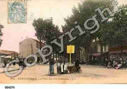 Ville de ROMAINVILLE, carte postale ancienne