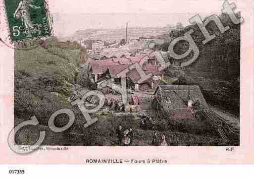 Ville de ROMAINVILLE, carte postale ancienne Ville de ROMAINVILLE, carte postale ancienne