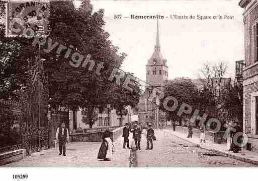 Ville de ROMORANTINLANTHENAY, carte postale ancienne