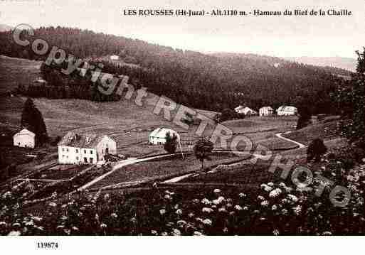 Ville de ROUSSES(LES), carte postale ancienne