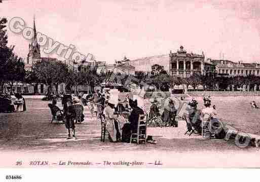 Ville de ROYAN, carte postale ancienne