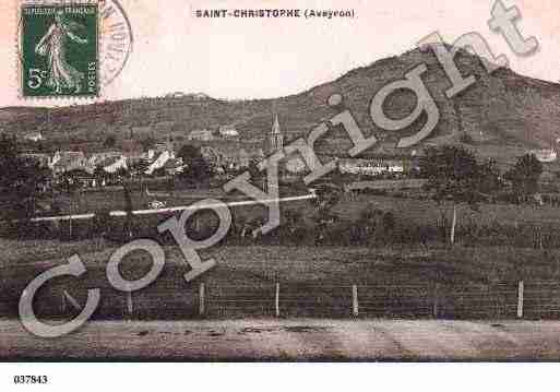 Ville de SAINTCHRISTOPHE, carte postale ancienne