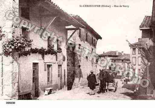 Ville de SAINTCHRISTOPHE, carte postale ancienne