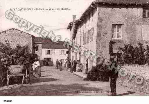 Ville de SAINTCHRISTOPHE, carte postale ancienne