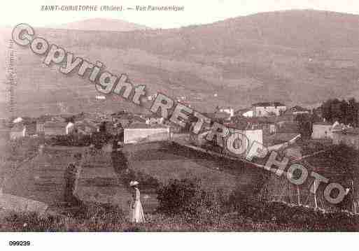 Ville de SAINTCHRISTOPHE, carte postale ancienne