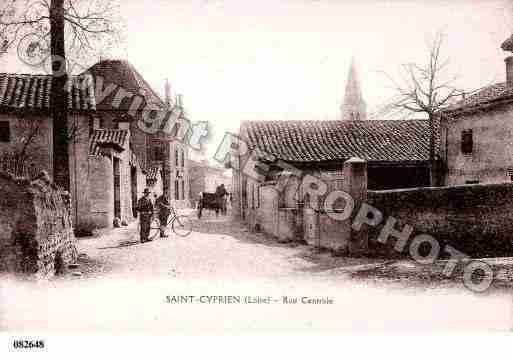 Ville de SAINTCYPRIEN, carte postale ancienne