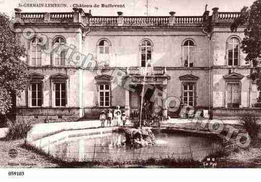 Ville de SAINTGERMAINLEMBRON, carte postale ancienne