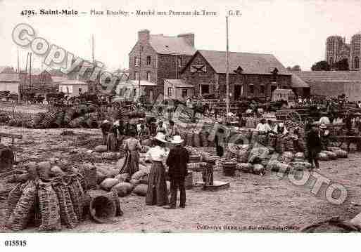 Ville de SAINTMALO, carte postale ancienne