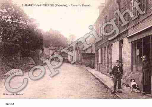 Ville de SAINTMARTINDEBIENFAITE, carte postale ancienne