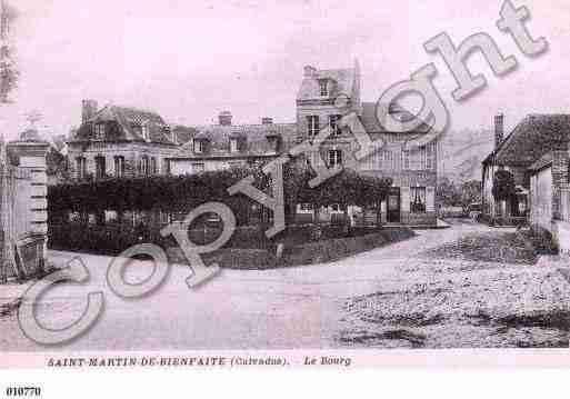 Ville de SAINTMARTINDEBIENFAITE, carte postale ancienne