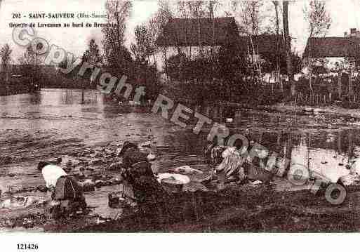 Ville de SAINTSAUVEUR, carte postale ancienne