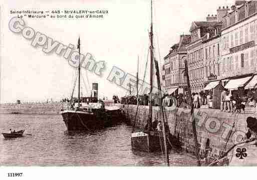 Ville de SAINTVALERYENCAUX, carte postale ancienne