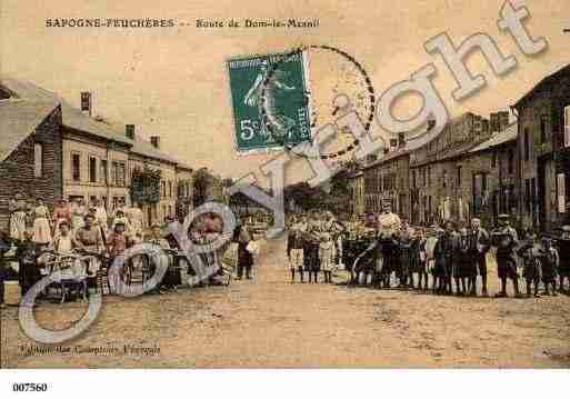 Ville de SAPOGNEETFEUCHERES, carte postale ancienne