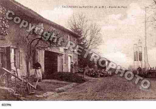 Ville de SAULXURESLESVANNES, carte postale ancienne