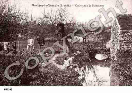 Ville de SAVIGNYLETEMPLE, carte postale ancienne