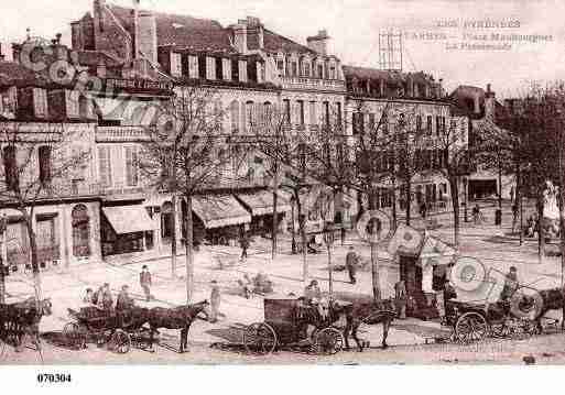 Ville de TARBES, carte postale ancienne