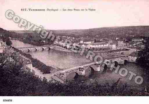 Ville de TERRASSONLAVILLEDIEU, carte postale ancienne