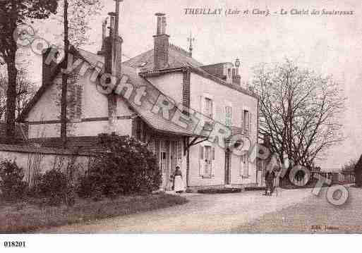 Ville de THEILLAY, carte postale ancienne