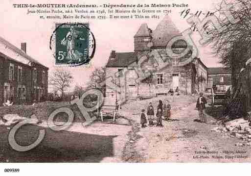 Ville de THINLEMOUTIER, carte postale ancienne