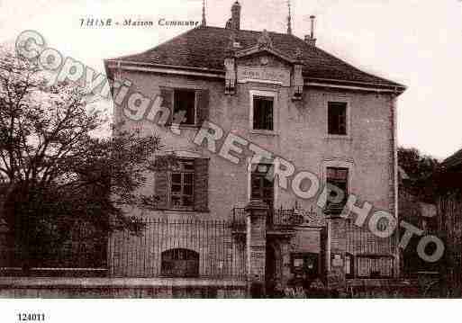 Ville de THISE, carte postale ancienne