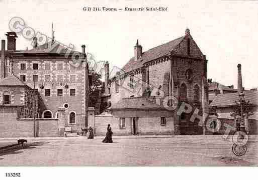 Ville de TOURS, carte postale ancienne