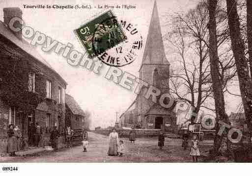 Ville de TOURVILLELACHAPELLE, carte postale ancienne