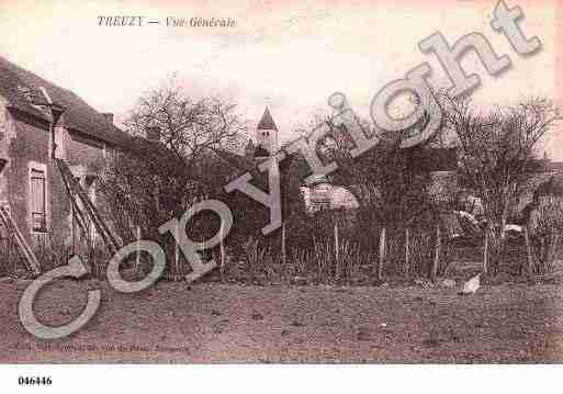 Ville de TREUZYLEVELAY, carte postale ancienne