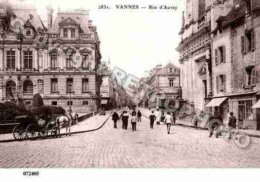 Ville de VANNES, carte postale ancienne