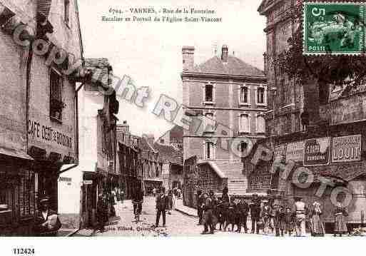 Ville de VANNES, carte postale ancienne