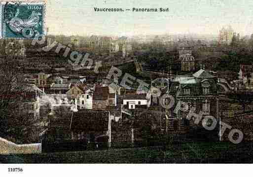 Ville de VAUCRESSON, carte postale ancienne