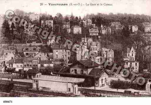 Ville de VAUCRESSON, carte postale ancienne