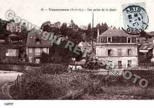 Ville de VAUCRESSON, carte postale ancienne