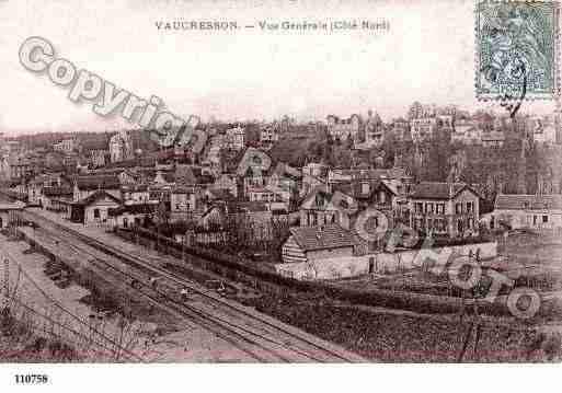 Ville de VAUCRESSON, carte postale ancienne